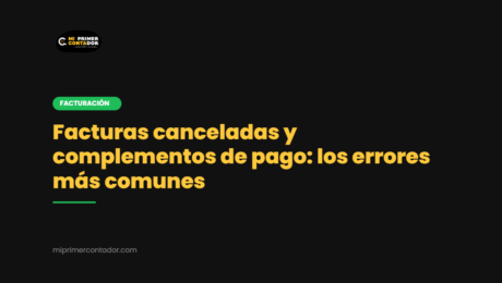 Facturas canceladas y complemento de pago – portada